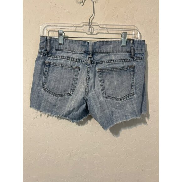 Forever Twenty One 21 Sz 26 Jean Denim Cut Off Frayed Hem Short - Picture 4 of 9